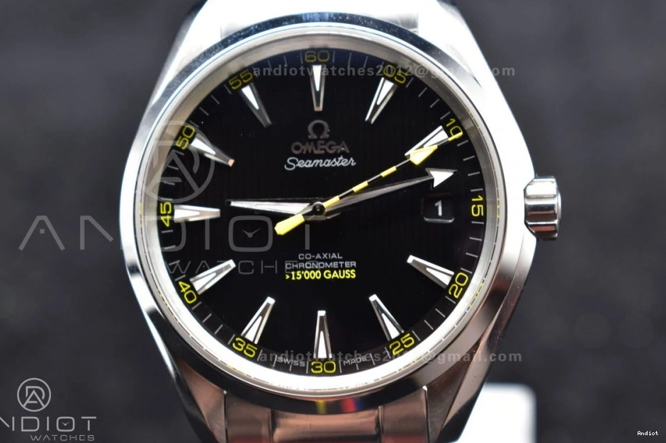 Dial Best SS SS Aqua 150M 1:1 GoodFit Edition A Bumblebee Bracelet Terra VSF On Black 505 0805